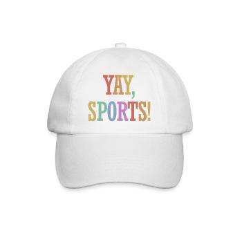 Yay Sports – Unsuspecting Sports Fan (Women) - Baseball Cap - white/white - Front
