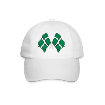 Drapeaux croisés du Devon - Casquette classique - blanc/blanc - Devant