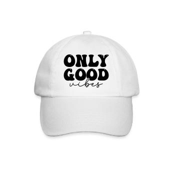 Positive statement design - Baseball Cap - white/white - Front