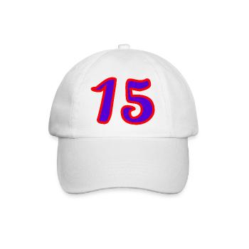 15. 15 YEARS. 15th ANNIVERSARY. 15 YEAR ANNIVERSARY. - Baseball Cap - white/white - Front