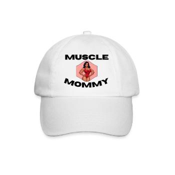 Muscle Mommy Kraftdesign - Casquette classique - blanc/blanc - Devant