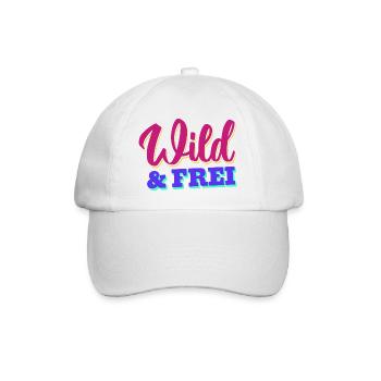 Wild & Frei - Baseballkappe - Weiß/Weiß - Vorne