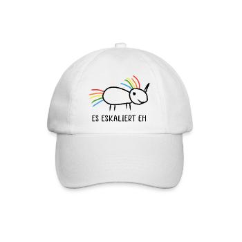 Ça s’intensifie de toute façon, Fête d’escalade Unicorn - Casquette classique - blanc/blanc - Devant