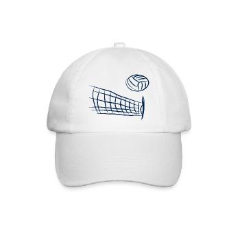 Volley-ball Été du volley-ball de plage - Casquette classique - blanc/blanc - Devant