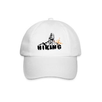 Motif du Vagabond masculin - Casquette classique - blanc/blanc - Devant