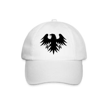 Adler deutschland - Baseballkappe - Weiß/Weiß - Vorne