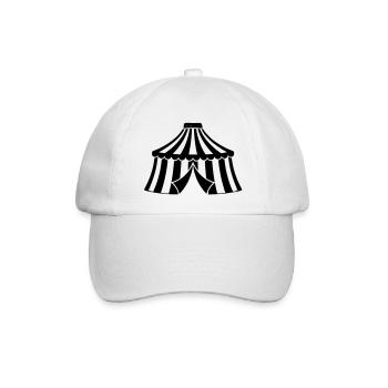 Icône de l’événement Circus Tent Manege - Casquette classique - blanc/blanc - Devant