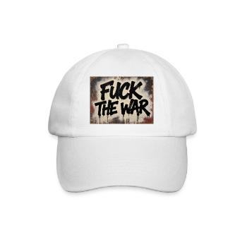 À LA GUERRE - Casquette classique - blanc/blanc - Devant