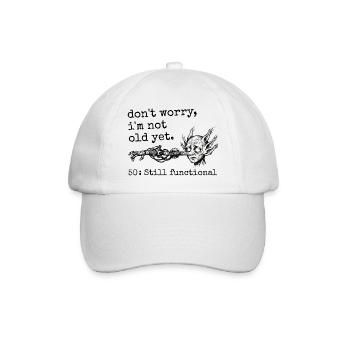 50th Anniversary - 50th Anniversary Humor Gift - Baseball Cap - white/white - Front