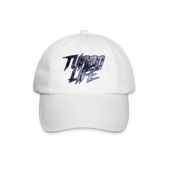 Turbo Life Camouflage Motiv für Turbo Schrauber - Baseballkappe - Weiß/Weiß - Vorne