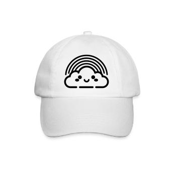rainbow - Baseball Cap - white/white - Front