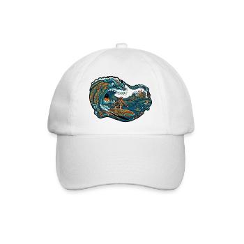 Wave Giant Surf Adventure - Baseball Cap - white/white - Front