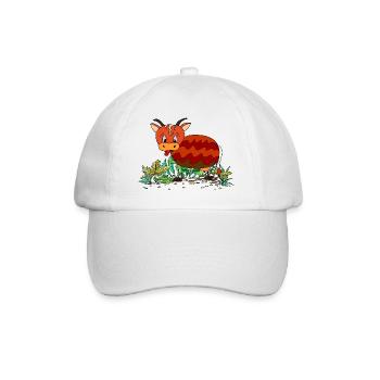 Cow - Baseball Cap - white/white - Front