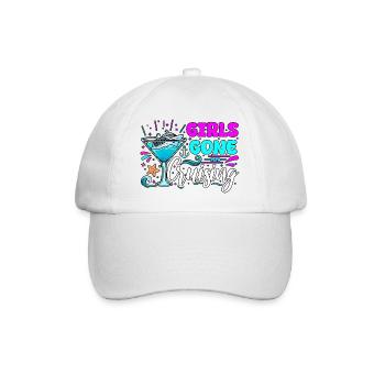 Voyage de vacances en famille Girls Partis en Croisière 2026 - Casquette classique - blanc/blanc - Devant
