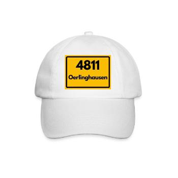 ALTE POSTLEITZAHL PLZ RETRO 4811 OERLINGHAUSEN - Baseballkappe - Weiß/Weiß - Vorne