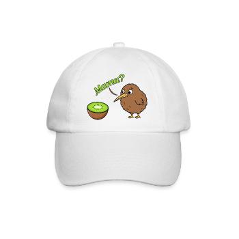 Maman Kiwi Oiseau Drôle Kiwi Fruit Nouvelle-Zélande - Casquette classique - blanc/blanc - Devant