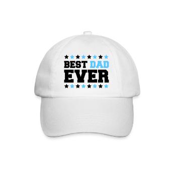 Bold Dad Stars Emblem - Baseball Cap - white/white - Front