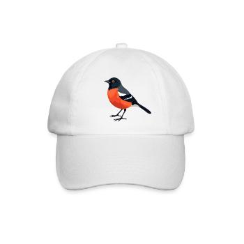 Oiseau Bullfinch - Casquette classique - blanc/blanc - Devant