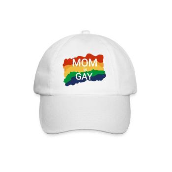 Lesbian Mom for Maternity - Baseball Cap - white/white - Front