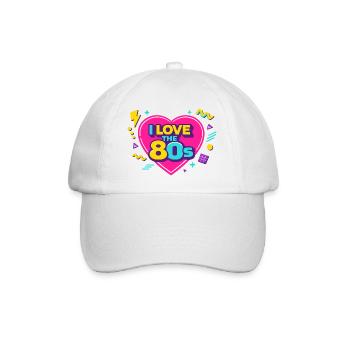 Disco Party 80s 80s - Baseball Cap - white/white - Front