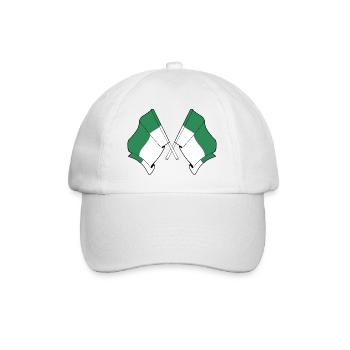 Drapeaux croisés du Vlieland – Fierté de l’île - Casquette classique - blanc/blanc - Devant
