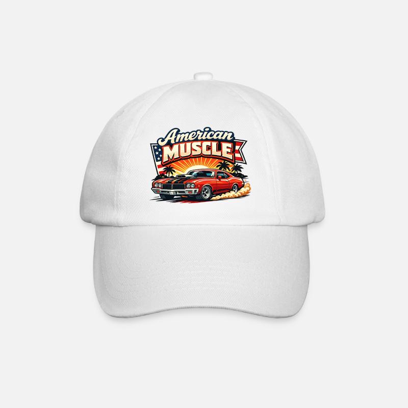 American_Muscle_2 - Casquette classique - blanc/blanc