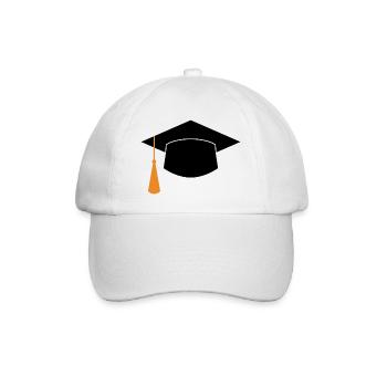 Casquette de remise des diplômes - Casquette classique - blanc/blanc - Devant