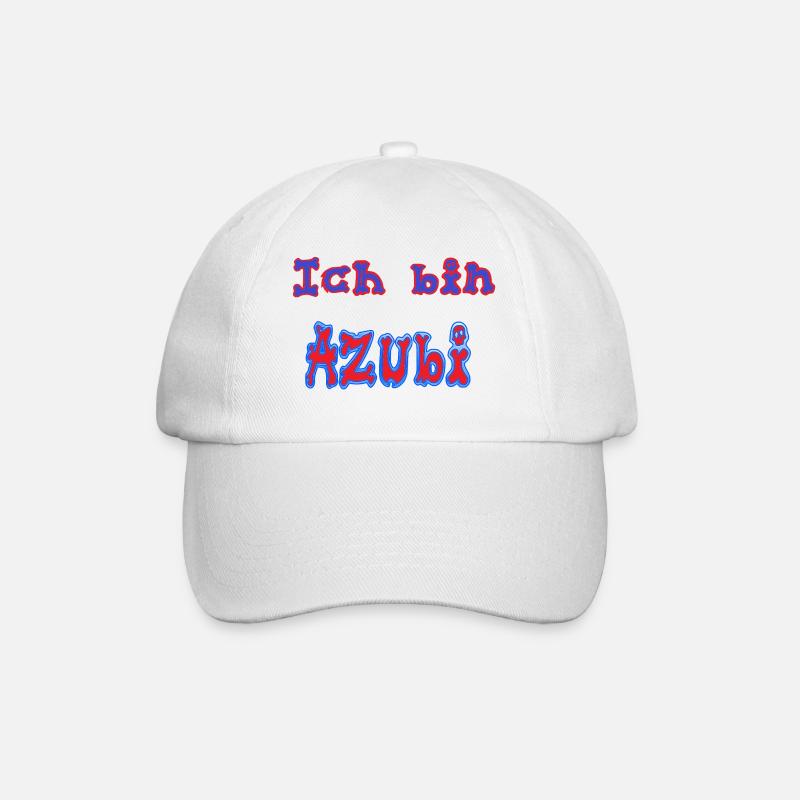 Ich_bin_Azubi - Baseballkappe - Weiß/Weiß
