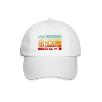 1940s Legend The Man Myth Original - Baseball Cap - white/white - Front