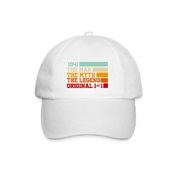 1941 The Man The Myth The Legend - Casquette classique - blanc/blanc - Devant