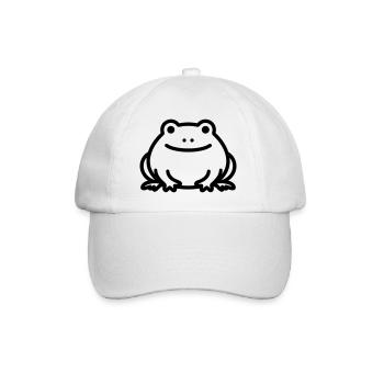 frog - Baseball Cap - white/white - Front