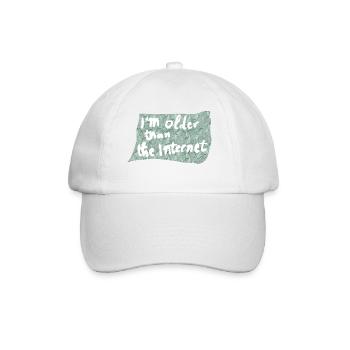 Older than the Internet - Baseball Cap - white/white - Front