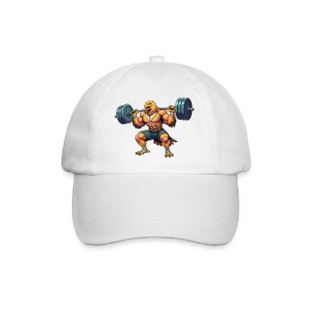 Lifting Eagle: Feathered Strength - Baseball Cap - white/white - Front