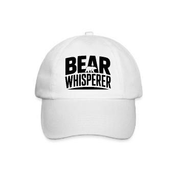 Bear Whisperer - Baseball Cap - white/white - Front