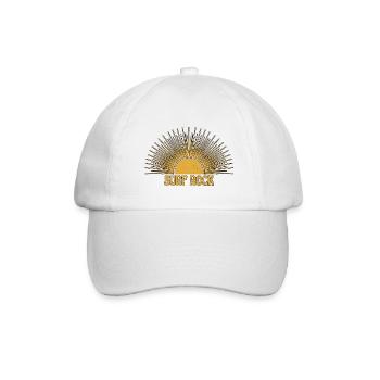 Surf Rock Wave Sun - Baseball Cap - white/white - Front