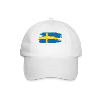 Vill Du Fika? – Schwedischer Kaffee Humor - Baseballkappe - Weiß/Weiß - Vorne