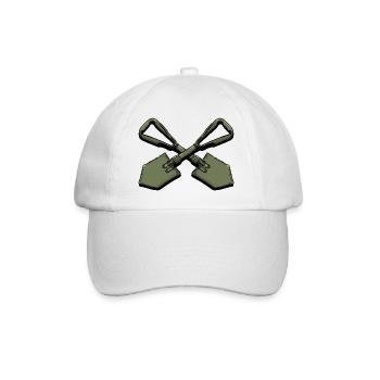 Cruising Tactical Spades Illustration - Baseball Cap - white/white - Front
