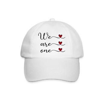 We are one Unity Team Design - Baseball Cap - white/white - Front