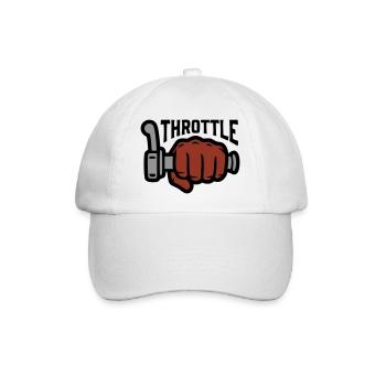 Lettrage de la poignée de la manette des gaz - Casquette classique - blanc/blanc - Devant
