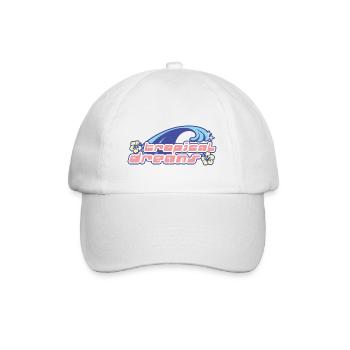 Tropical dreams - Baseballkappe - Weiß/Weiß - Vorne