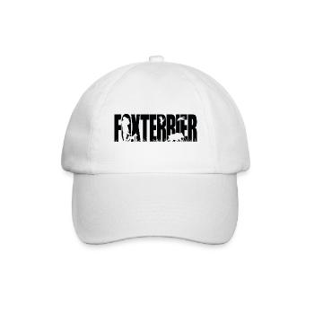 FOXTERRIER glatthaar Jagdhund Jagdhunde Wilsigns - Baseballkappe - Weiß/Weiß - Vorne