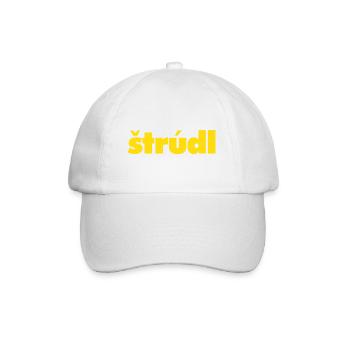štrúdl - Baseballkappe - Weiß/Weiß - Vorne