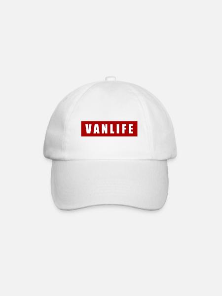 Van life - Casquette classique - blanc/blanc