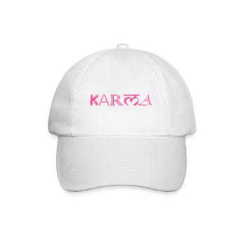 Karma - Baseballkappe - Weiß/Weiß - Vorne