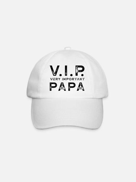 Vatertag Vater Papa lustige Sprüche lustig Spruch - Baseballkappe - Weiß/Weiß