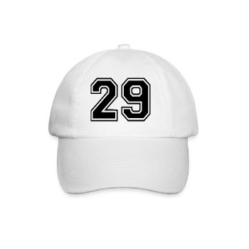 29 - Baseball Cap - white/white - Front