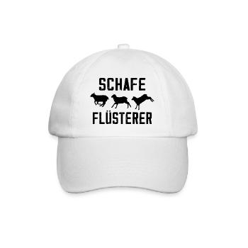 Schafe Flüsterer Lamm Kalb Geschenk - Casquette classique - blanc/blanc - Devant