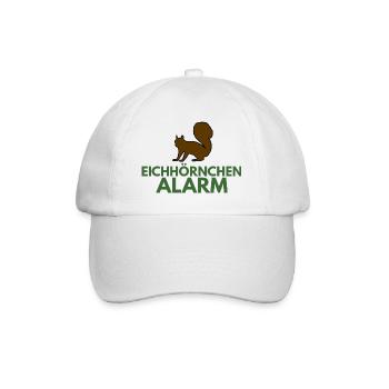 Eichhörnchen Alarm Schöne Bescherung Griswold witz - Baseballkappe - Weiß/Weiß - Vorne