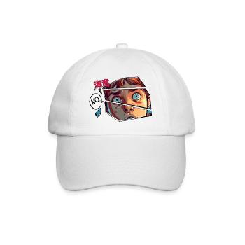 Comics fan! - Baseball Cap - white/white - Front