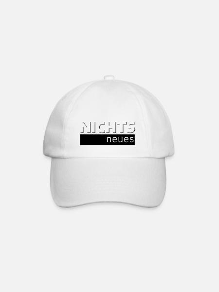 NICHTS neues - Baseballkappe - Weiß/Weiß